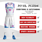 Custom Graffiti Pattern Sets Casual Basketball Jersey