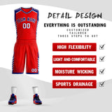 Custom Graffiti Pattern Sets Casual Basketball Jersey