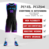 Custom Graffiti Pattern Sets Casual Basketball Jersey