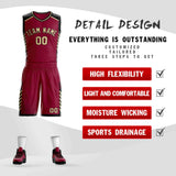 Custom Graffiti Pattern Sets Casual Basketball Jersey