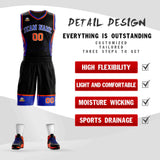 Custom Graffiti Pattern Sets Outdoor Basketball Jersey