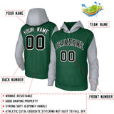 Custom Raglan Sleeves Hoodie Pullover Sweatshirts Design Your Hoodie