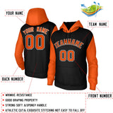 Custom Raglan Sleeves Hoodie Pullover Sweatshirts Personalized Practice Performance Hoodie