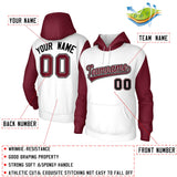 Custom Raglan Sleeves Hoodie Pullover Sweatshirts Design Sport Sweatshirts