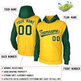 Custom Raglan Sleeves Hoodie Pullover Sweatshirts Design Sport Sweatshirts