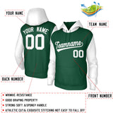 Custom Raglan Sleeves Hoodie Pullover Sweatshirts Design Sport Sweatshirts