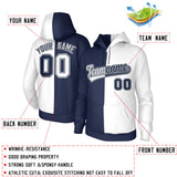 Custom Split Fashion Pullover Hoodie Hook Athletic Pullover Coat