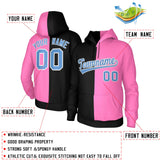 Custom Split Fashion Pullover Hoodie Hook Athletic Pullover Coat