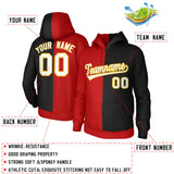 Custom Split Fashion Pullover Hoodie Hook Athletic Pullover Coat