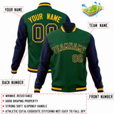 Custom Curved Raglan Sleeves Varsity Letterman Jacket For Baseball Coat