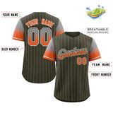 Custom Stripe Font Gradient Fashion Authentic Baseball Jersey