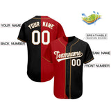 Custom Split Fashion Baseball Jersey Sport Shirt For Men/Boy