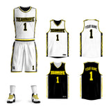 Custom Double Side Basketball Jersey Sets Team Uniform