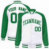 Custom Raglan Sleeves Jacket Design Fashion Baseball Coat