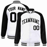 Custom Raglan Sleeves Jacket Design Fashion Baseball Coat