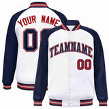 Custom Raglan Sleeves Jacket Design Fashion Baseball Coat