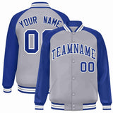 Custom Raglan Sleeves Jacket Design Fashion Baseball Coat