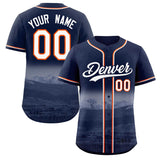 Custom Denver City Connect Baseball Jersey