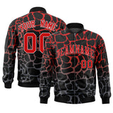 Custom Spot Full zip College Jacket Stitched Letters for Adult/Youth