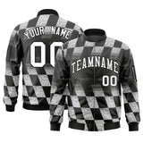 Custom Full-Zip Color Block College Jacket Stitched Name Number Big Size