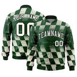 Custom Full-Zip Color Block College Jacket Stitched Name Number Big Size