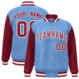 Custom Raglan Sleeves Jacket Baseball Jacket Letterman Adult Coat