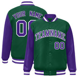 Custom Raglan Sleeves Jacket Baseball Jacket Letterman Adult Coat