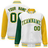 Custom Raglan Sleeves Jacket Baseball Jacket Letterman Adult Coat