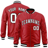 Custom Full-Zip Pure Baseball Jackets Stitched Letters Logo for Adult/Youth