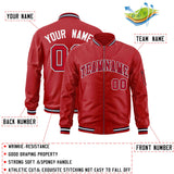 Custom Full-Zip Pure Baseball Jackets Stitched Letters Logo for Adult/Youth