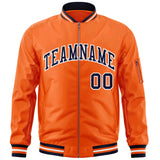 Custom Full-Zip Pure Baseball Jackets Stitched Letters Logo for Adult/Youth