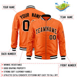 Custom Full-Zip Pure Baseball Jackets Stitched Letters Logo for Adult/Youth