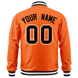 Custom Full-Zip Pure Baseball Jackets Stitched Letters Logo for Adult/Youth