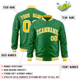 Custom Full-Zip Pure Lightweight College Jacket Stitched Name Number Logo