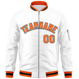 Custom Full-Zip Pure Letterman Jacket Stitched Name Number Logo Unisex