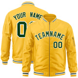 Custom Full-Zip Pure Letterman Jacket Stitched Name Number Logo Unisex