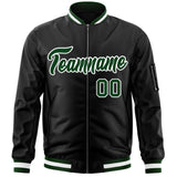 Custom Full-Zip Pure College Jacket Lightweight Stitched Letters Logo