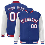 Custom Raglan Sleeves Jacket Athletic Letterman Bomber Coat