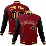 Custom Raglan Sleeves Jacket Varsity Blend Letterman Jackets Oversize For Hip Pop