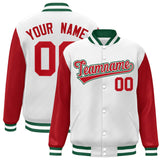 Custom Raglan Sleeves Jacket Sportwear Raglan Baseball Jacket Letterman Coat