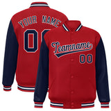 Custom Raglan Sleeves Jacket Letterman Fashion Baseball Coat