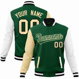 Custom Raglan Sleeves Jacket Varsity Blend Letterman Jackets Mesh