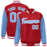 Custom Raglan Sleeves Jacket Letterman Bomber Casual Baseball Coat