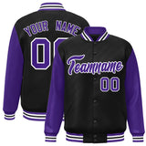 Custom Raglan Sleeves Jacket Letterman Bomber Casual Baseball Coat