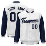 Custom Raglan Sleeves Jacket Letterman Bomber Casual Baseball Coat