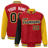 Custom Raglan Sleeves Jacket Letterman Bomber Casual Baseball Coat