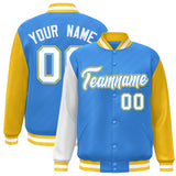 Custom Raglan Sleeves Jacket Letterman Bomber Casual Baseball Coat