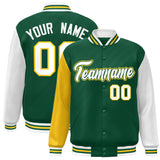 Custom Raglan Sleeves Jacket Letterman Bomber Casual Baseball Coat