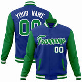 Custom Raglan Sleeves Jacket Varsity Blend Letterman Jackets For Sports