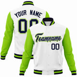 Custom Raglan Sleeves Jacket Varsity Blend Letterman Jackets For Sports